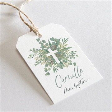 Etiquette baptême grâce