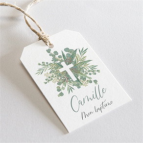Etiquette baptême grâce