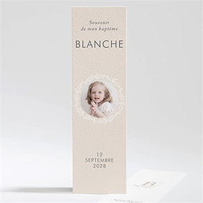 Signet baptême initiales d'or