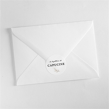 Sticker baptême photos miniatures - Mise en situation