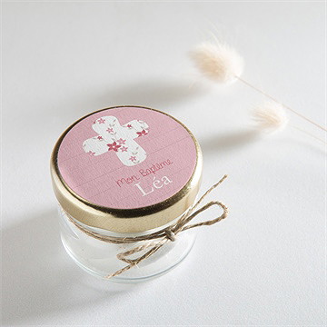 Sticker baptême jolie composition - Mise en situation