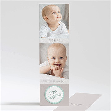 Signet baptême jolie frimousse