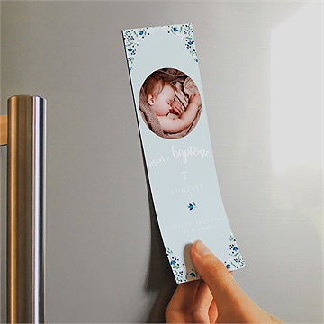 Signet baptême confidences magnet - Mise en situation