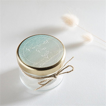 Sticker mariage paradis sur plage - Mise en situation