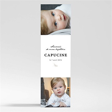 Signet baptême photos miniatures magnet