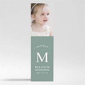 Signet baptême annonce en or magnet