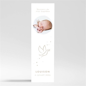 Signet baptême envolée minimaliste magnet