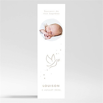 Signet baptême envolée minimaliste magnet