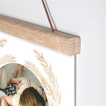 Affiche naissance belle alcôve - Détail de l'affiche