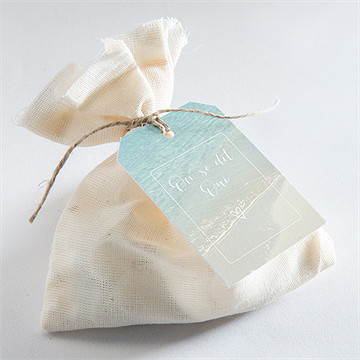 Etiquette mariage paradis sur plage - Mise en situation