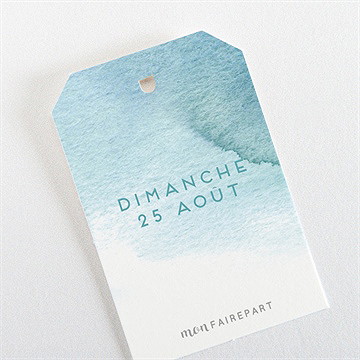 Etiquette baptême eau sacrée - Dos de l'étiquette