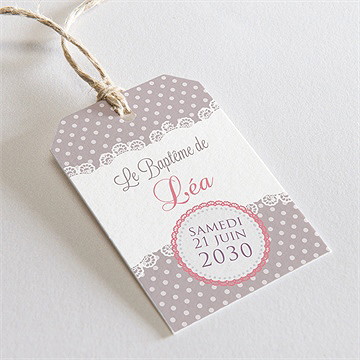 Etiquette baptême rondeur et douceur !