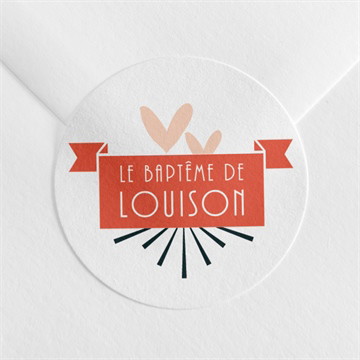 Sticker baptême petit photomaton