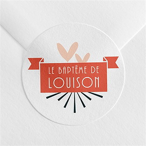 Sticker baptême petit photomaton