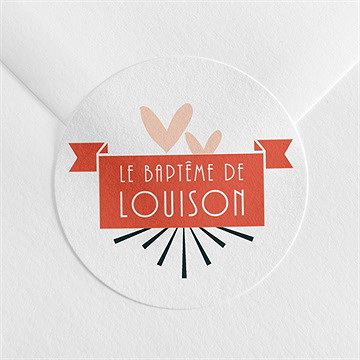 Sticker baptême petit photomaton
