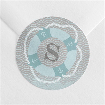 Sticker baptême baptême scandinave