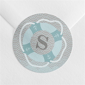 Sticker baptême baptême scandinave