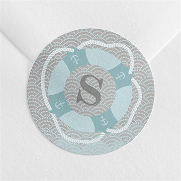 Sticker baptême baptême scandinave