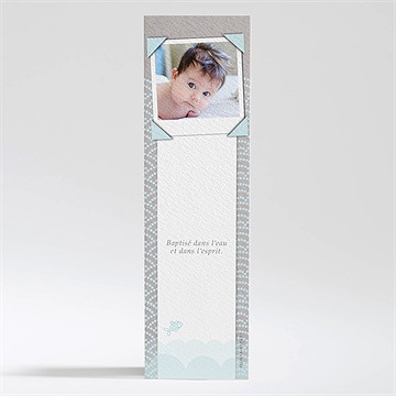 Signet baptême baptême scandinave - Dos du signet