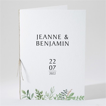 Livret de messe mariage love power