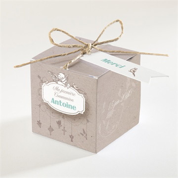 Boîte de dragées communion pendentifs magnet