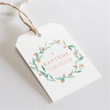 Etiquette baptême jolie poésie