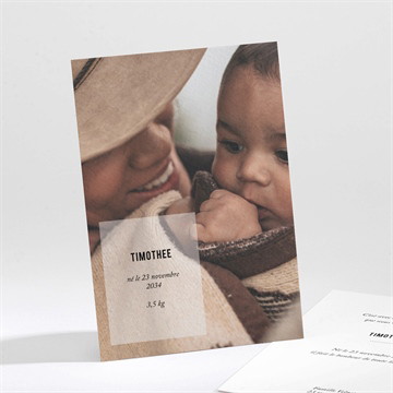 Carte recto-verso - portrait