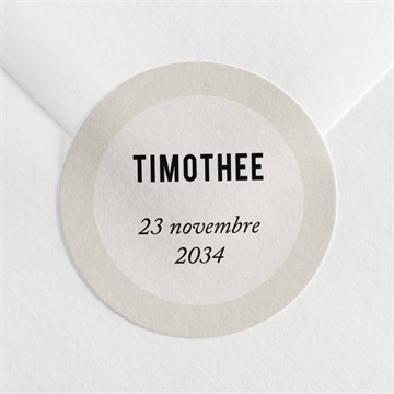 Sticker naissance bel instant enveloppe