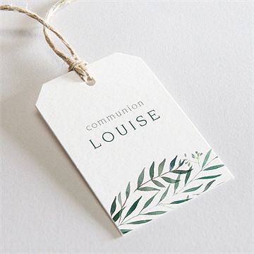 Etiquette communion touche champêtre