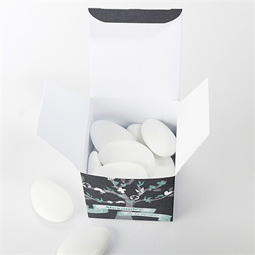 Boîte de dragées communion sacrement élégant - Intérieur de la boîte