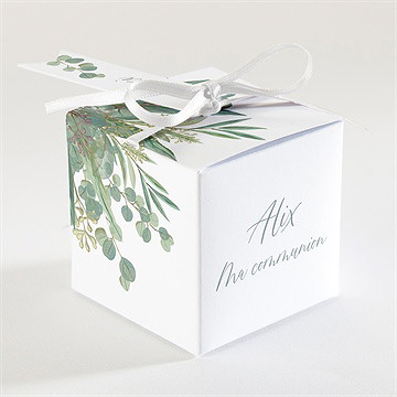 Boîte de dragées communion en grâce - Dos de la boîte