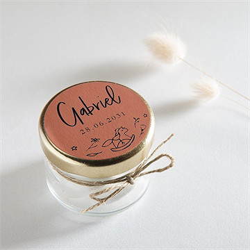 Sticker naissance jolie farandole - Mise en situation