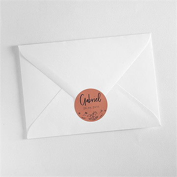 Sticker naissance jolie farandole - Mise en situation