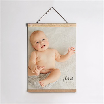 Affiche naissance jolie farandole