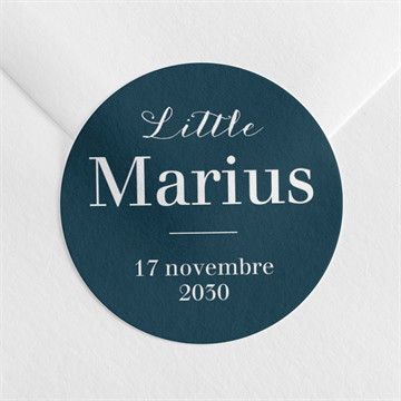 Sticker naissance mon premier photomaton plié