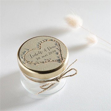 Sticker mariage dans le sable - Mise en situation