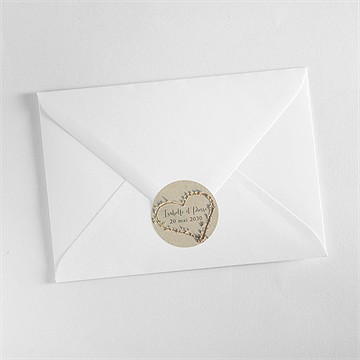 Sticker mariage dans le sable - Mise en situation
