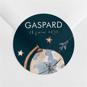 Sticker naissance mon premier passeport