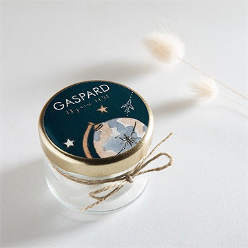 Sticker naissance mon premier passeport - Mise en situation