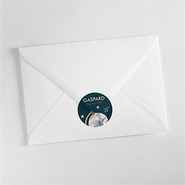 Sticker naissance mon premier passeport - Mise en situation