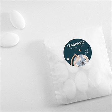 Sticker naissance mon premier passeport - Mise en situation