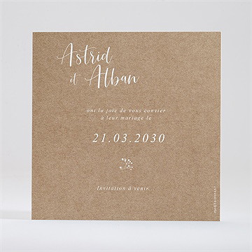 Save the Date mariage couronnés d'etoiles - Dos de la carte