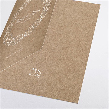 Livret de messe mariage couronnés d'etoiles - Détail du livret