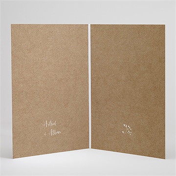 Livret de messe mariage couronnés d'etoiles - Intérieur du livret