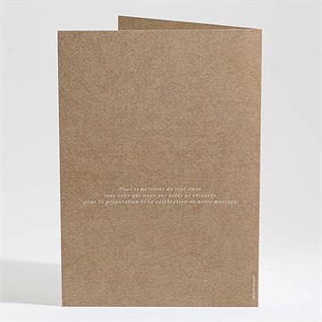 Livret de messe mariage couronnés d'etoiles - Dos du livret