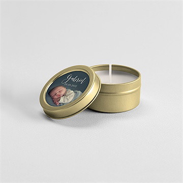 Bougie naissance notre bijou - Mise en situation