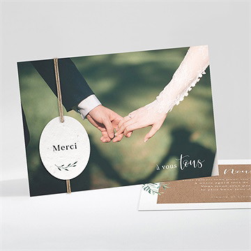 Remerciement mariage let love grow !