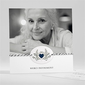 Remerciement décès tant de souvenirs ensemencé