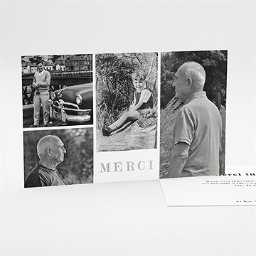 Remerciement décès son roman dorure