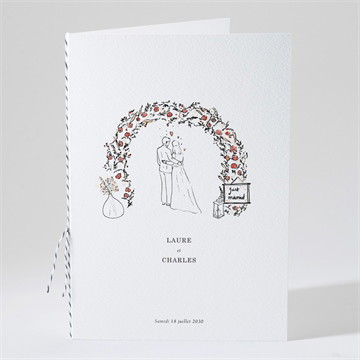 Livret de messe mariage belle intimité